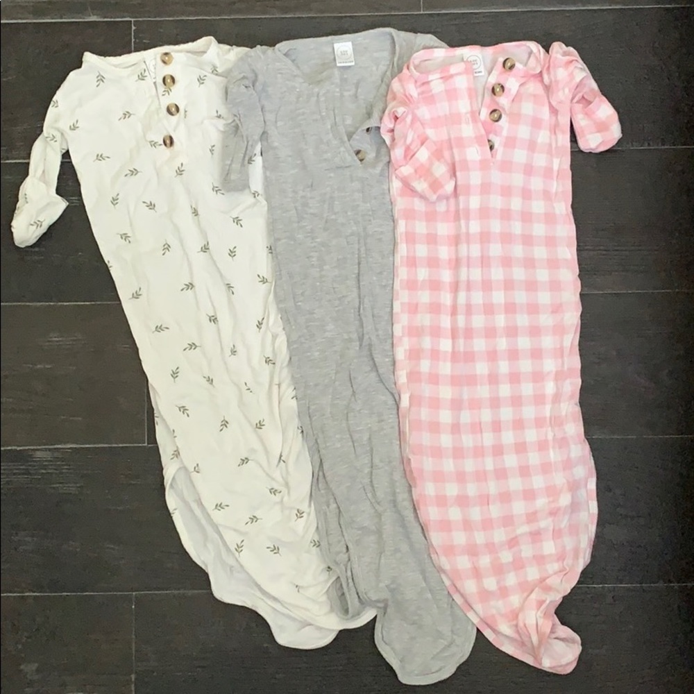 Three LouLou and Company Knotted Nightgowns